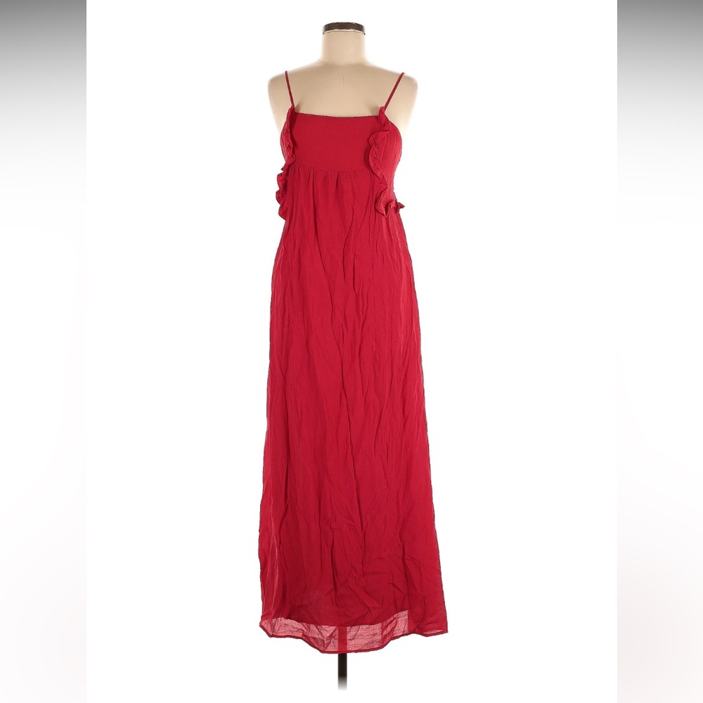 Zara Vibrant Red Maxi Dress